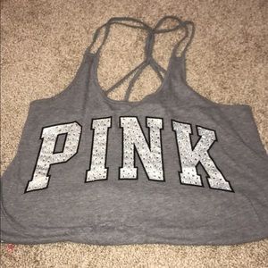 PINK Bling Tank Top